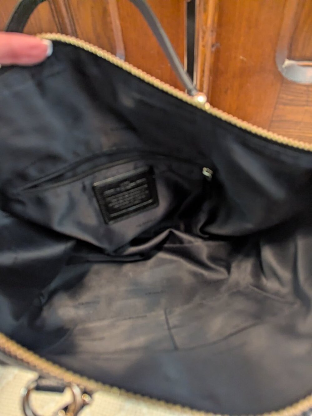 Coach Prairie Chain Satchel EUC Black Pebble Quiet Luxury Old Money Convertible - Picture 13 of 16